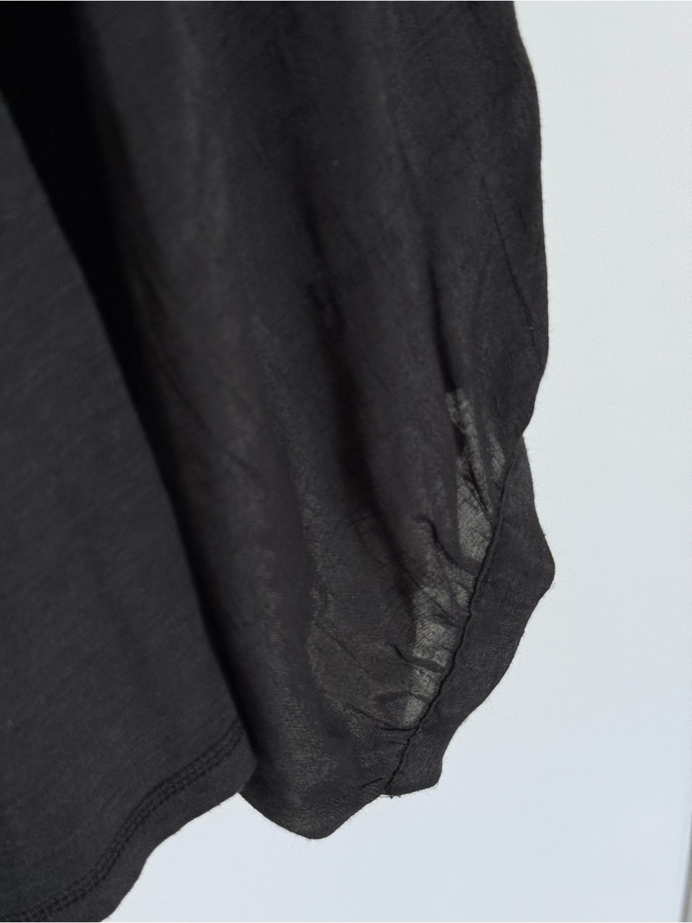 Anthropologie Akemi + Kin Decker Square Neck Balloon Sleeve Top Black Small - Picture 7 of 14